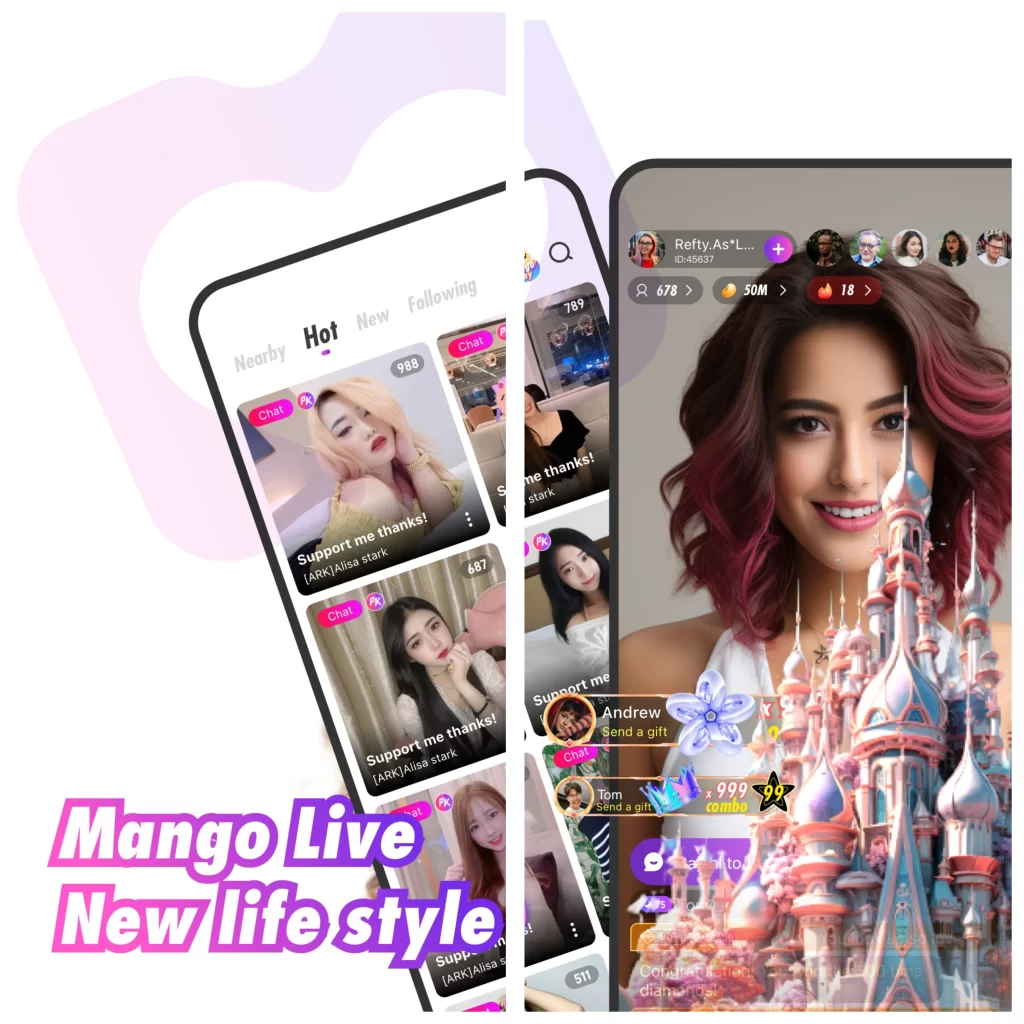 Mango live MOD APK (Unlock Room, Premium)