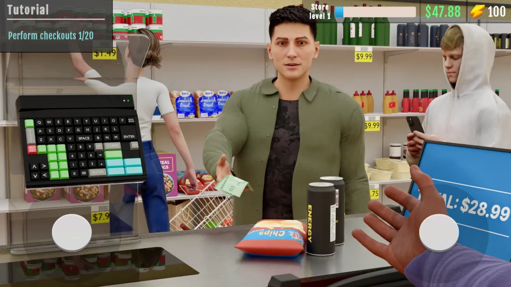 Supermarket Simulator Mod Apk (Unlimited Money & Gems)