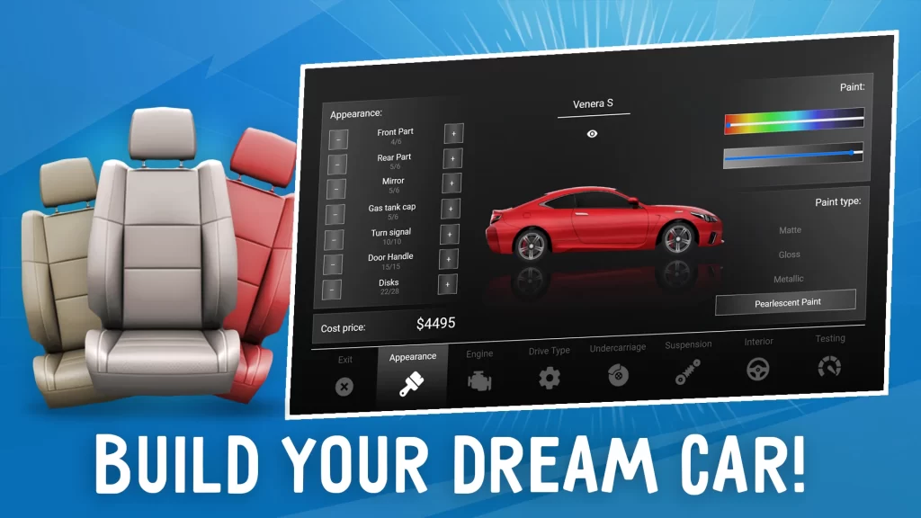 Car Company Tycoon Mod APK (Unlimited Research) Unlocked